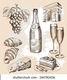 bottle of sparkling wine and snacks bottle of sparkling wine and snacks options