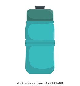 bottle sport water drink container beverage vector illustration