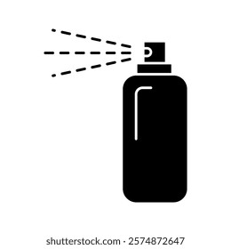 Bottle spray icon color editable
