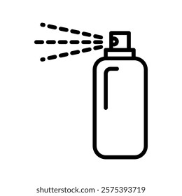 Bottle spray icon color editable