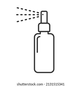 Bottle spray icon. Flat vector illustration.