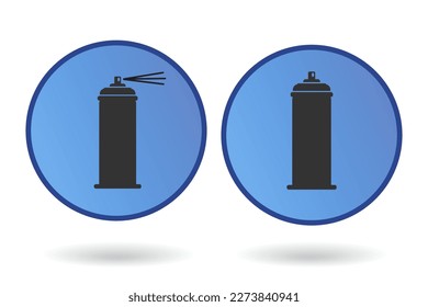 Bottle spray icon. Spray set line and background vector ilustration.