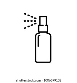Bottle Spray Icon Vector