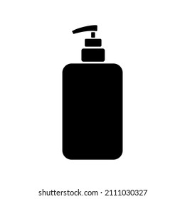 bottle spray vector of black cleaning hand sanitizer