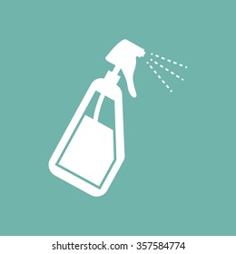 Bottle for spray the water icon