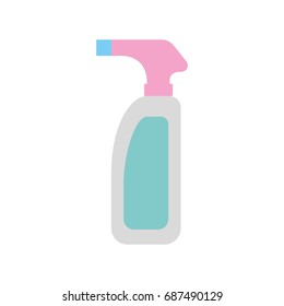 Bottle with sprinkler icon