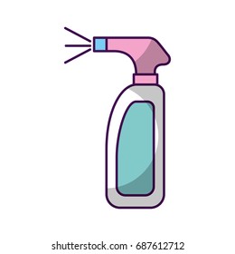 Bottle with sprinkler icon