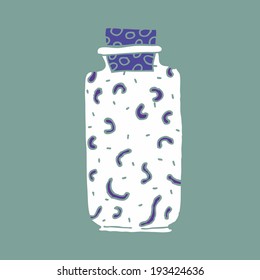 bottle with a strange vile substance