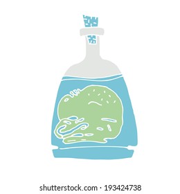 bottle with a strange vile substance