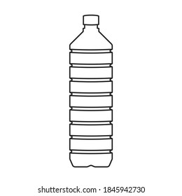 Bottle sunflower oil vector icon.Line vector icon isolated on white background bottle sunflower oil.
