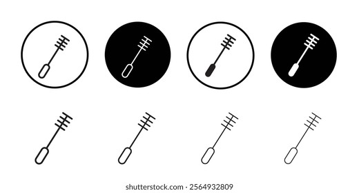 Bottle sweeper cleaning brush icon web design in vector