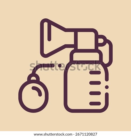 Bottle symbol artwork trendy useful vector Illustration design fascinating colorful background.eps