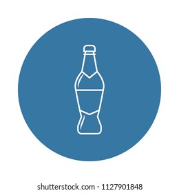 bottle of tequila icon. Element of bottle icons for mobile concept and web apps. Badge style bottle of tequila icon can be used for web and mobile apps on white background
