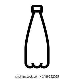 bottle thin line vector icon