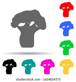 bottle tree multi color style icon. Simple glyph, flat vector of plants icons for ui and ux, website or mobile application