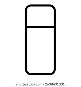 Bottle type UV sunscreen protection icon