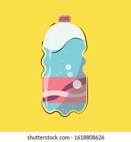 its a bottle, use flat desaign , 