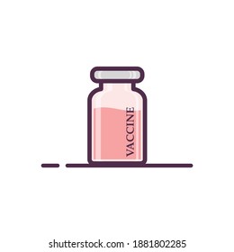 bottle vaccine of medicine element