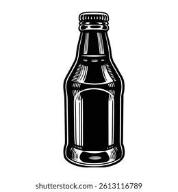 A bottle Vector art illustration 