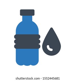 bottle vector colour glyph icon