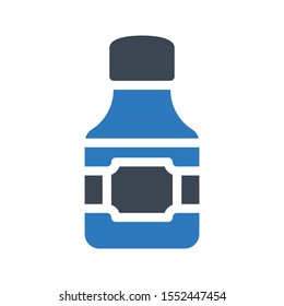 bottle vector colour glyph icon