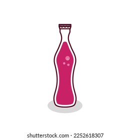 bottle vector design on white background