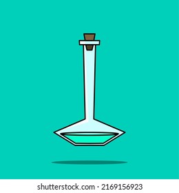 Bottle vector design, unique bottle illustration with simple concept.