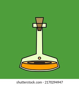 Bottle vector design, unique bottle illustration with simple concept.
