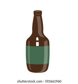 bottle vector flat design on white background
