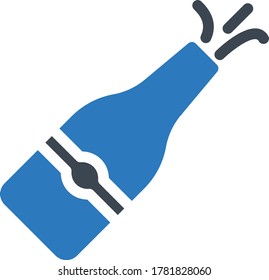 bottle vector glyph color icon 