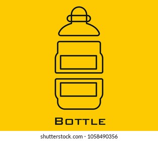 Bottle vector icon