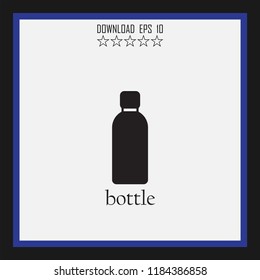 bottle vector icon