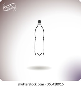Bottle vector icon.