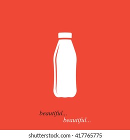bottle vector icon