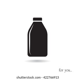 bottle vector icon