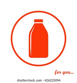 bottle vector icon