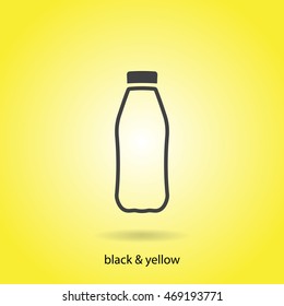 bottle vector icon