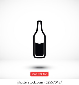 bottle vector icon