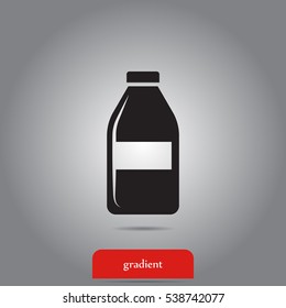 bottle vector icon