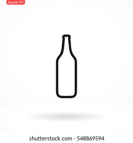 bottle vector icon