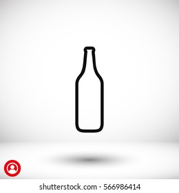 bottle vector icon