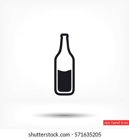 bottle vector icon