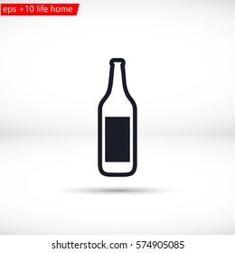 bottle vector icon