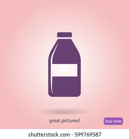 bottle vector icon