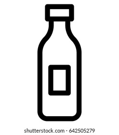Bottle Vector Icon 