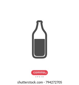 Bottle vector icon