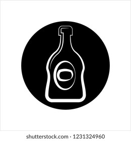 Bottle Vector Icon Vector Art Illustration