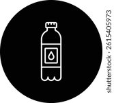Bottle vector icon. Can be used for printing, mobile and web applications.
