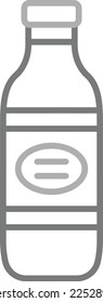 Bottle vector icon. Can be used for printing, mobile and web applications.