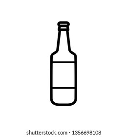 Bottle vector icon design illustration.